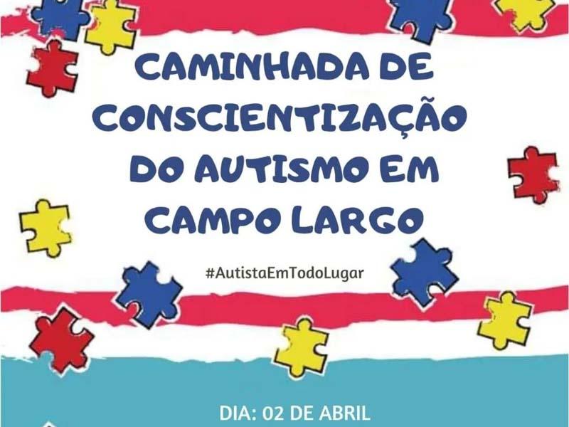 Caminhada pela Conscientização  do Autismo será neste sábado (02)