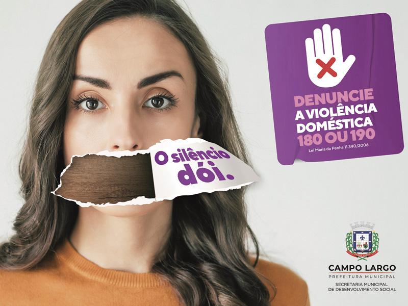 Campo Largo lança campanha de combate à violência contra a mulher no agosto lilás