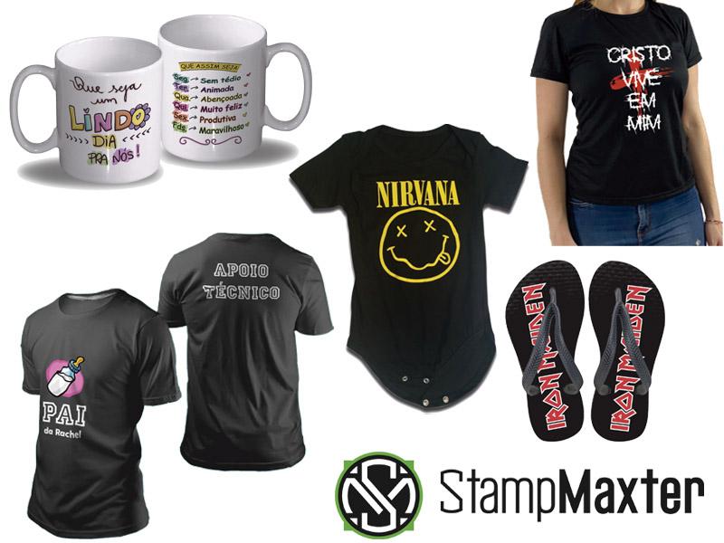 Produtos personalizados é na StampMaxter