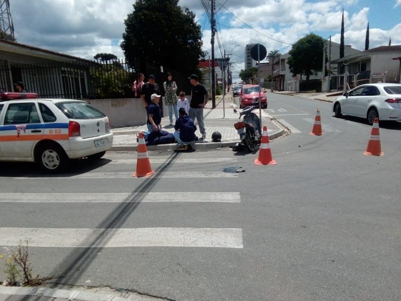 SIATE socorre motociclista ferido em acidente no Centro