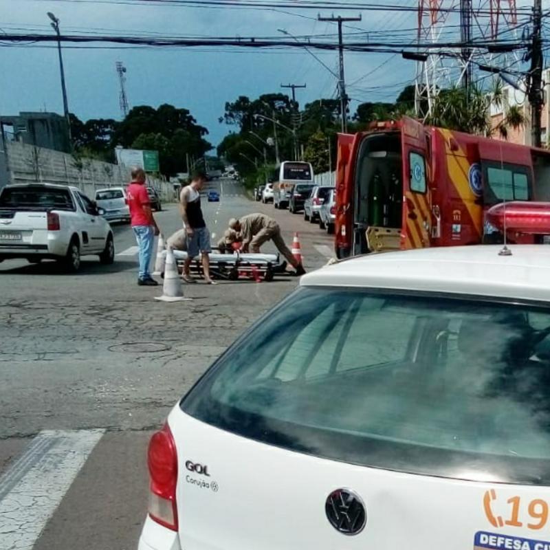 SIATE socorre motociclista ferido em queda nas proximidades do Internacional