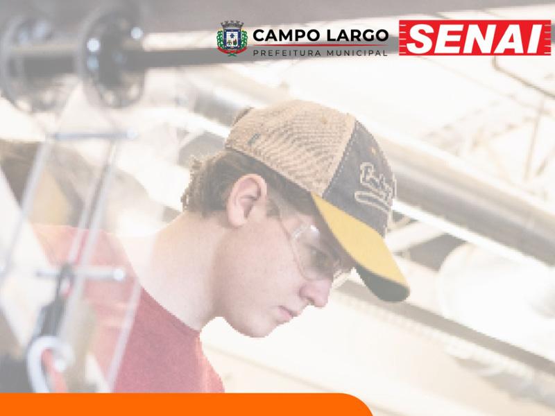 Curso de auxiliar de mecânica industrial é ofertado pela Prefeitura de Campo Largo e Senai