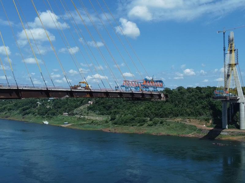Nova ponte Brasil-Paraguai chega a 80% de conclusão com investimento de R$ 189 milhões