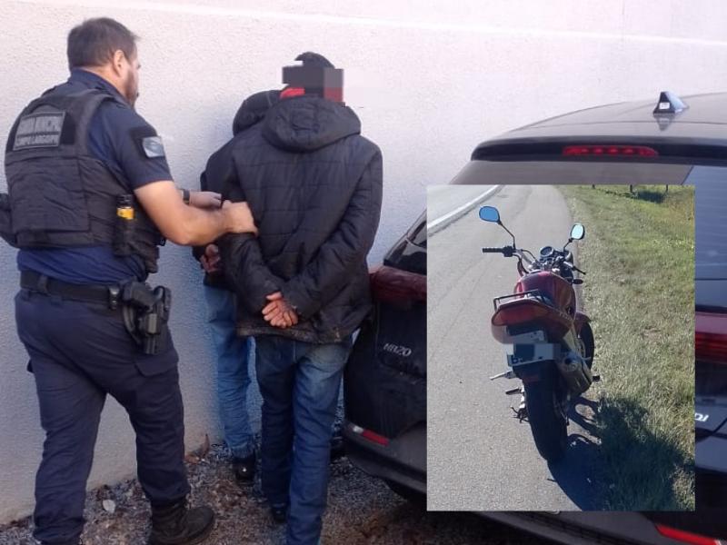 Guarda Municipal prende dois indivíduos com moto roubada em Ibiporã/ PR