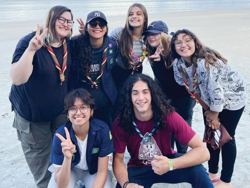 Membros do Grupo de Escoteiros Farol do Passaúna participarão do Jamboree na Coreia do Sul