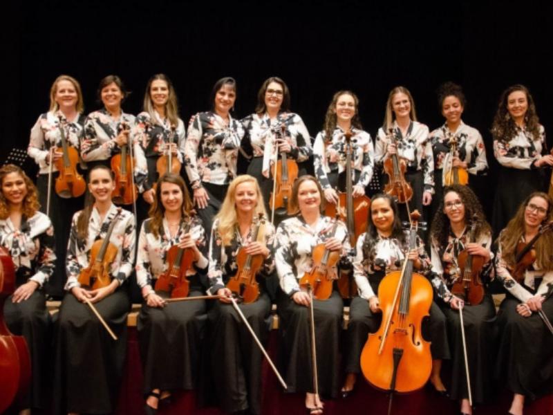 Orquestra formada por mulheres se apresenta nesta terça (22) em Campo Largo