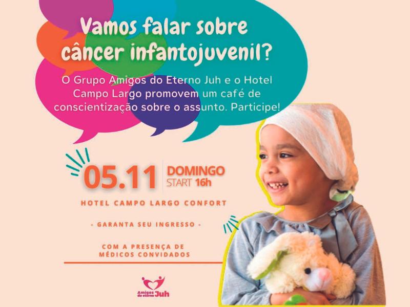 Evento de conscientização do câncer infantil com médicos especialistas neste domingo (05)