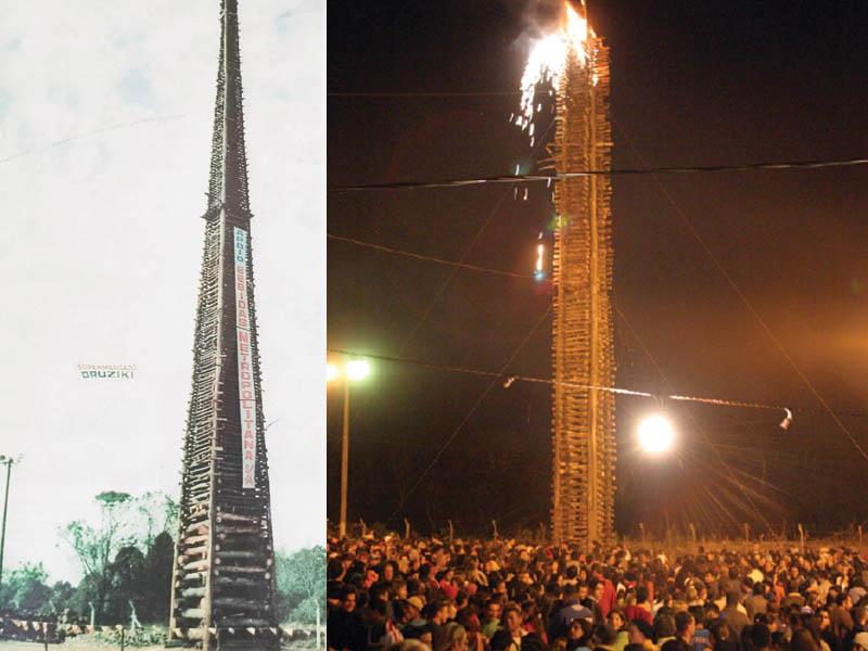 Campo Largo entrou para o Guinness Book em 1995 com a maior fogueira do Brasil