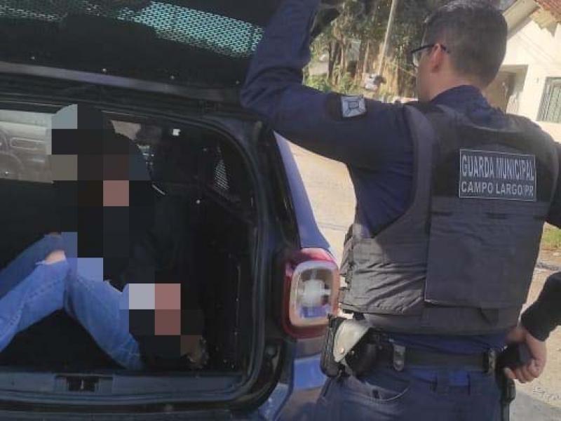 Conhecido da polícia é preso pela Guarda Municipal de Campo Largo 