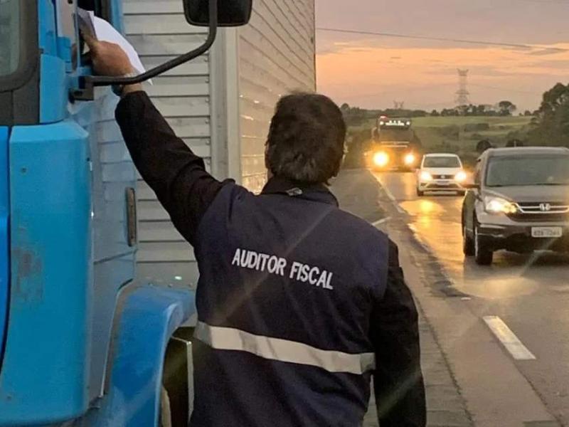 Receita promove fiscalização no transporte de mercadorias em São Luiz do Purunã