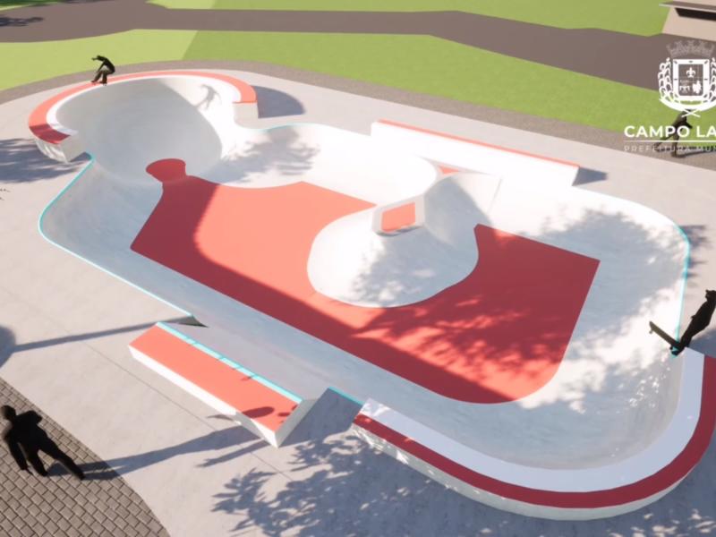 Iniciam as obras do Skate Park no Parque Newton Puppi com previsão de entrega para o mês de abril
