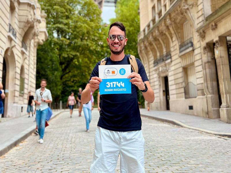 Campo-larguense conta sobre a sua experiência na Maratona Para Todos, nas Olimpíadas de Paris 2024