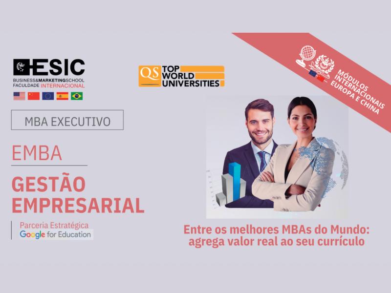Acicla e ESIC Internacional trazem para Campo Largo MBA de Gestão Empresarial com foco na prática