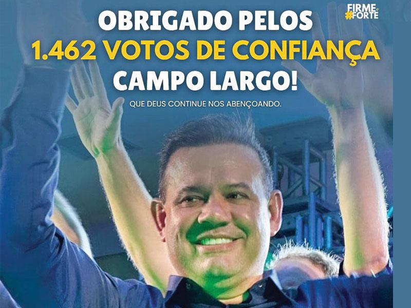 Rogério da Viação celebra 1.462 votos recebidos e destaca contínuo trabalho pela população