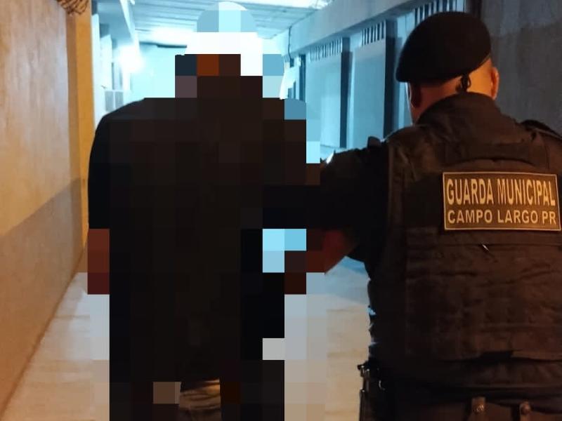 Indivíduo procurado pela Justiça é preso por Guarda Municipal de Campo Largo de folga