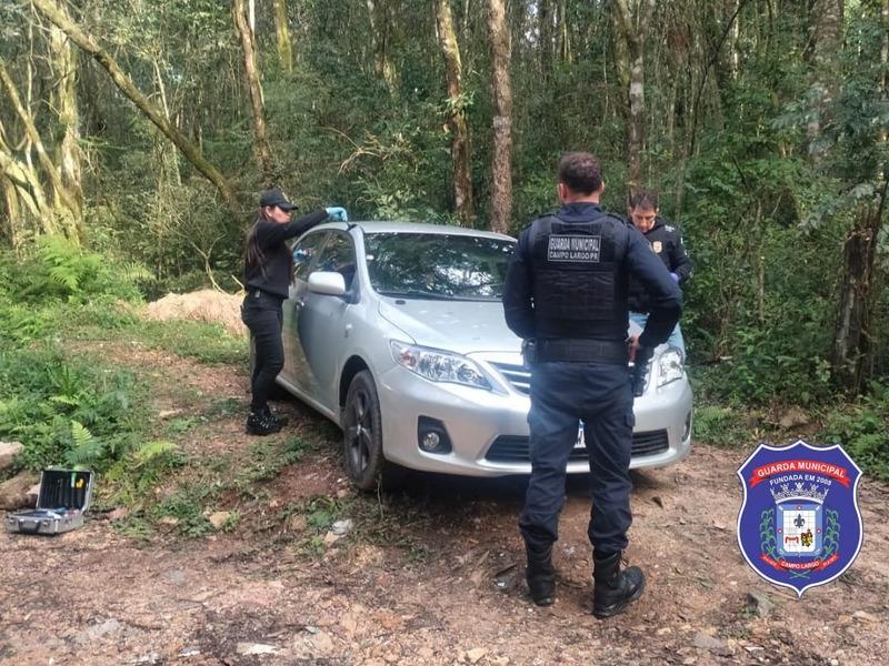 Veículo Corolla roubado é recuperado pela GMCL no bairro Águas Claras 