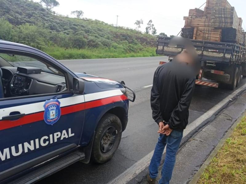 Preso pela GM com caminhão furtado 