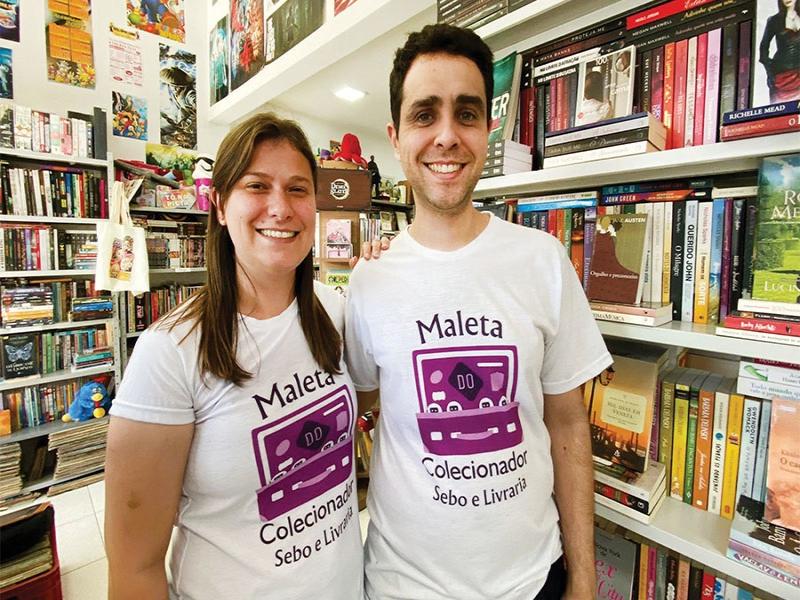 Mais de 20 mil títulos de livros para todas as idades no Sebo Maleta do Colecionador