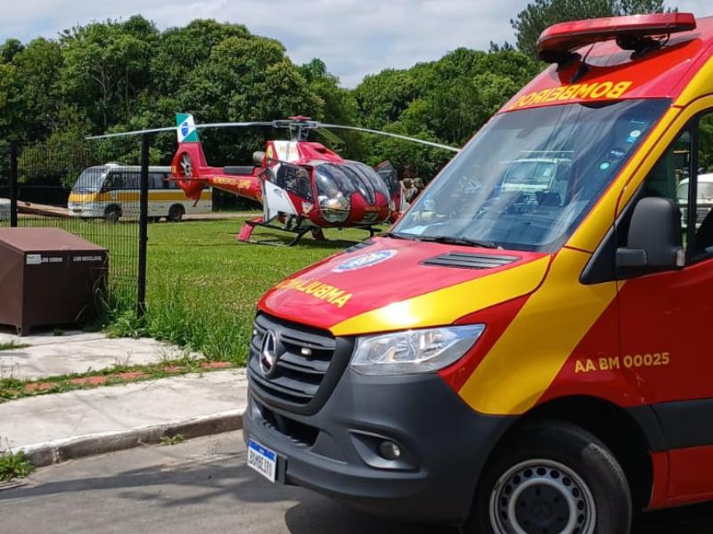 Idoso fica gravemente ferido após disparo acidental de espingarda em Campo Largo