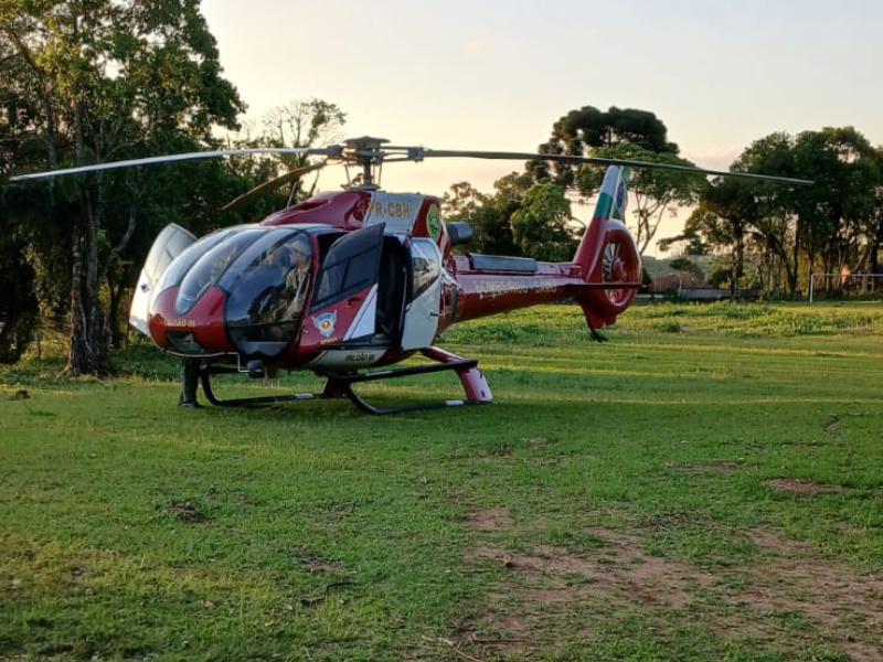 Jovem motociclista fica gravemente ferido em acidente em Balsa Nova