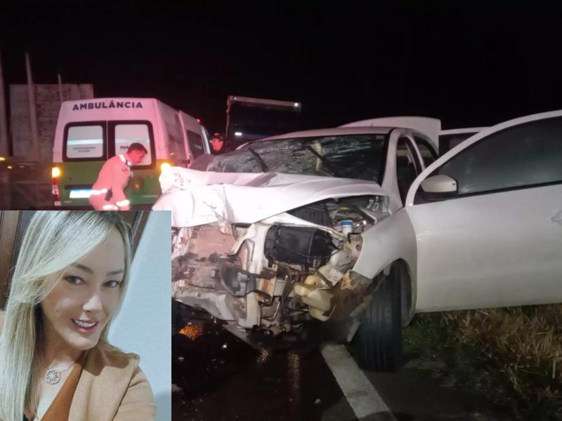 Mulher de Campo Largo morre em grave acidente na BR-376, em Ponta Grossa