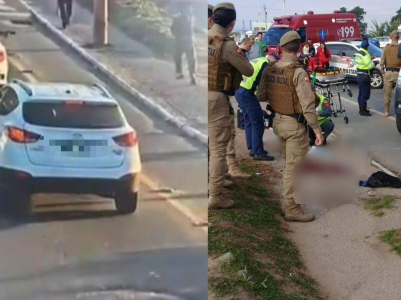 Homem de Campo Largo é executado no meio da rua em SC e tinha 27 passagens policiais