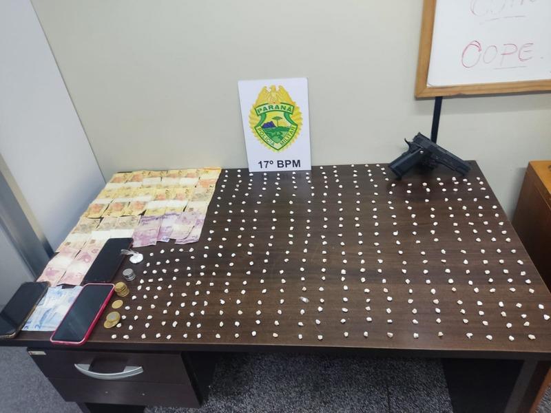 Polícia Militar realiza prisão por tráfico de drogas em Campo Largo 