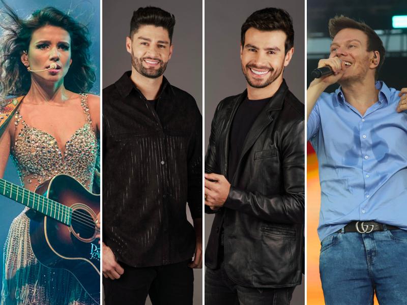 Paula Fernandes, Munhoz & Mariano e Michel Teló se apresentarão em Campo Largo no mês de dezembro