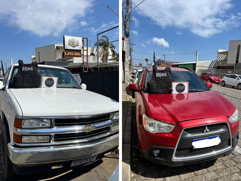 Casal é preso em Campo Largo suspeito de envolvimento em furtos de veículos