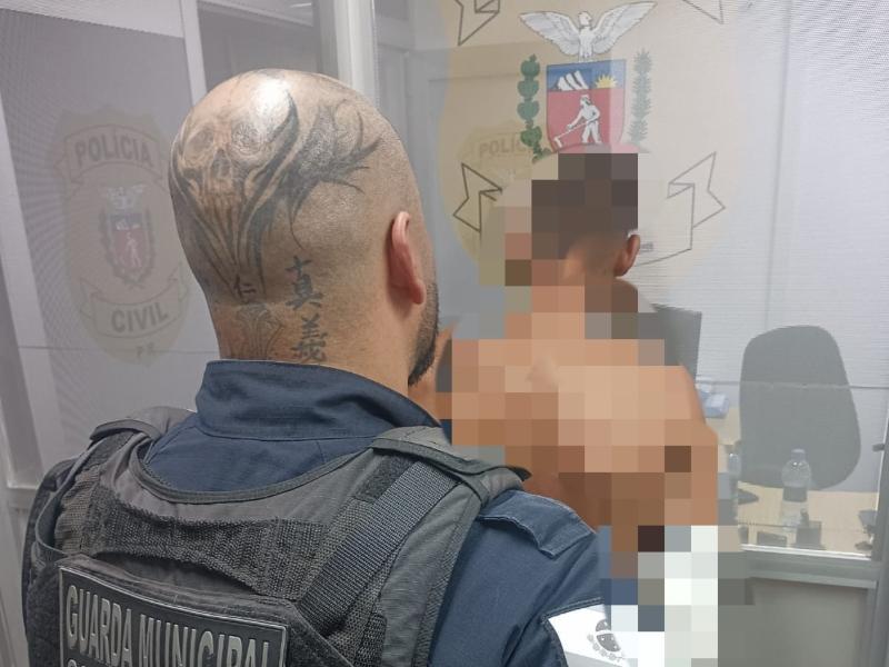 Jovem é preso pela Guarda Municipal de Campo Largo acusado de incêndio criminoso no Jardim Itaqui