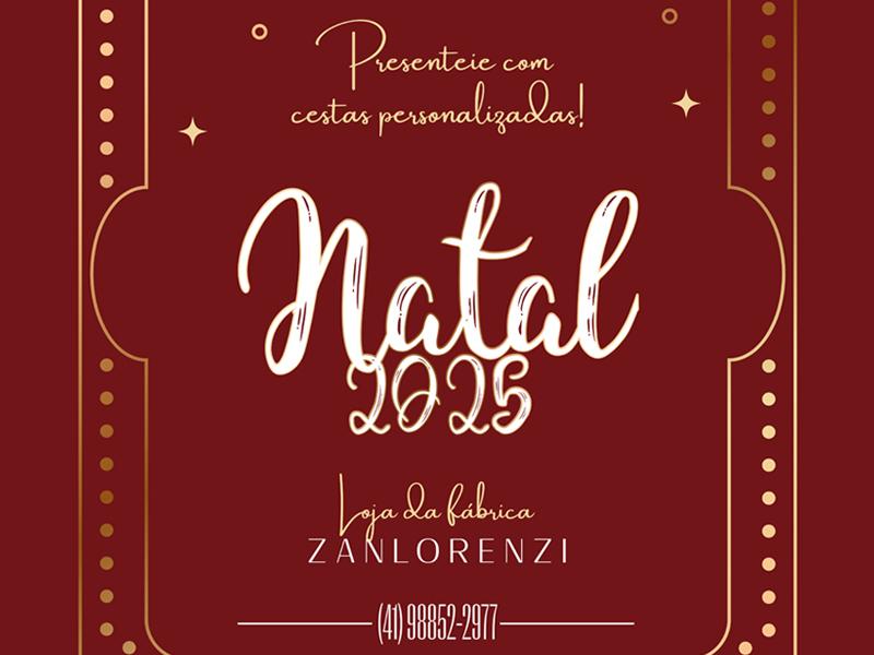 Cestas de Natal e presentes a partir de R$ 44 na Loja da Fábrica Zanlorenzi 