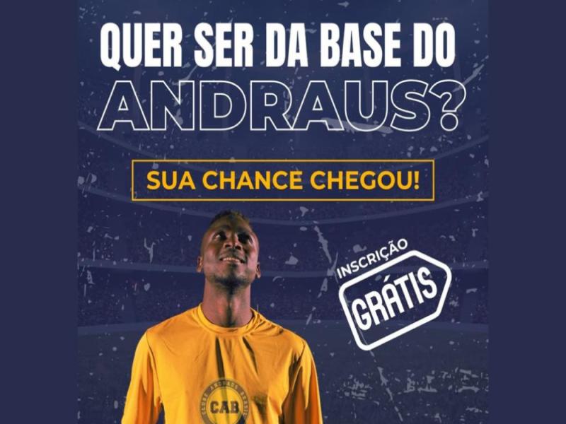 Clube Andraus Brasil realizará peneira no Parque Newton Puppi