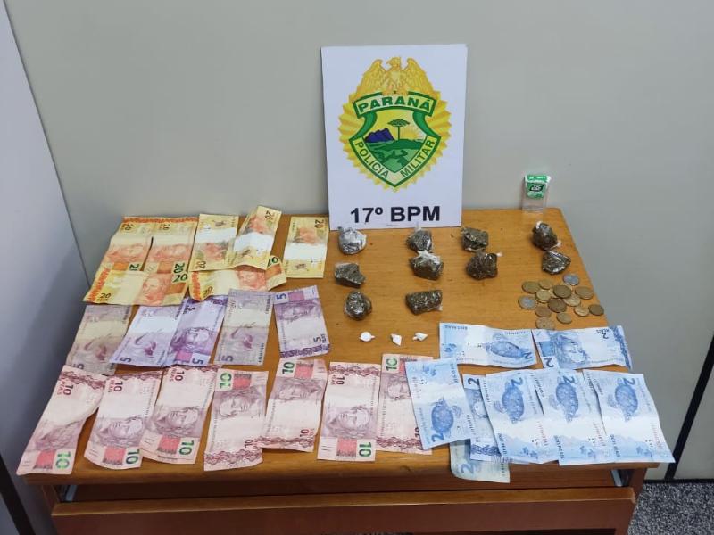 Policiais militares prendem suspeito de tráfico de drogas no bairro Cercadinho 