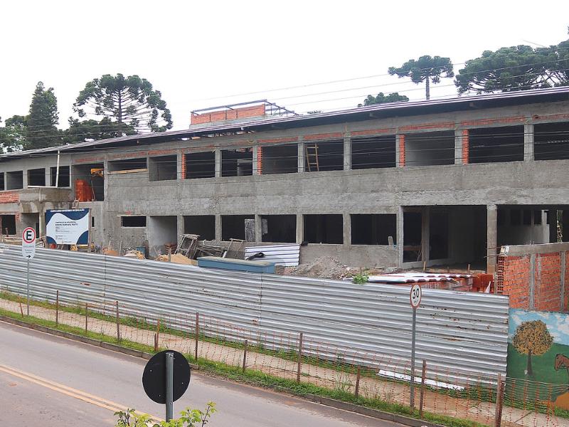 Prefeitura constrói novo prédio para a escola mais antiga de Campo Largo