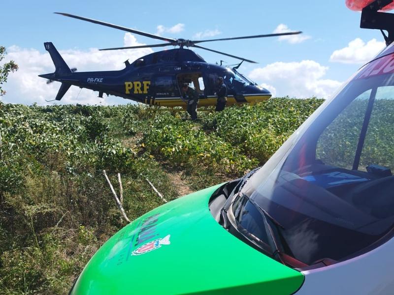 Queda de telhado de cinco metros deixa trabalhador em estado grave em Bateias