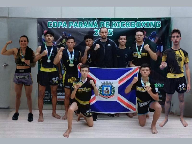 Atletas de Campo Largo são destaque na Copa  Paraná de Kickboxing e participarão de etapa nacional