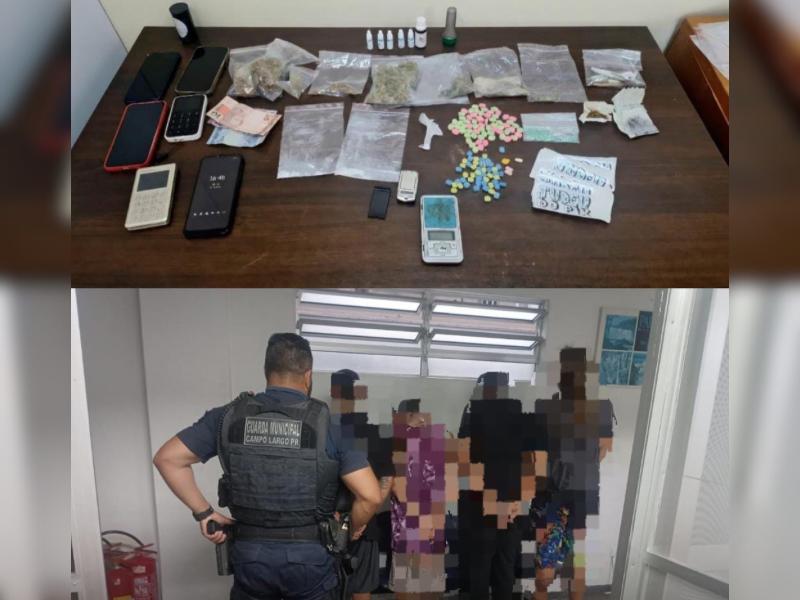 Operação integrada envolvendo GMCL, CIOSP e BOPE desarticula ponto de drogas em Bateias