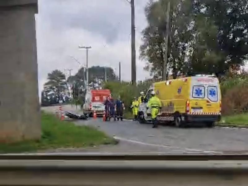 Motociclista morto em acidente na BR-277 é identificado e velado em Campo Largo