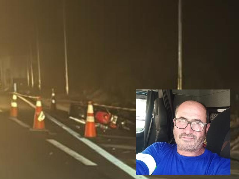 Motociclista morre em grave acidente entre caminhão e motocicleta na PR-423