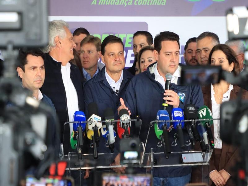 Ratinho Junior defende continuidade na convenção que confirmou Sandro Alex como indicado do PSD