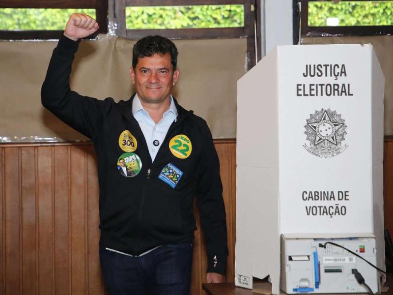 Senador Sergio Moro é eleito governador do Paraná em primeiro turno