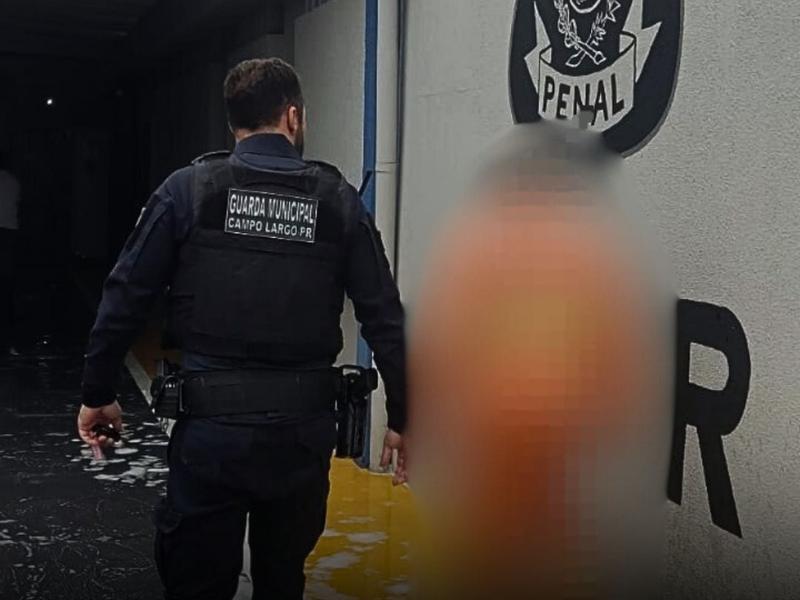 Procurado pela Justiça é preso pela Guarda Municipal em Campo Largo