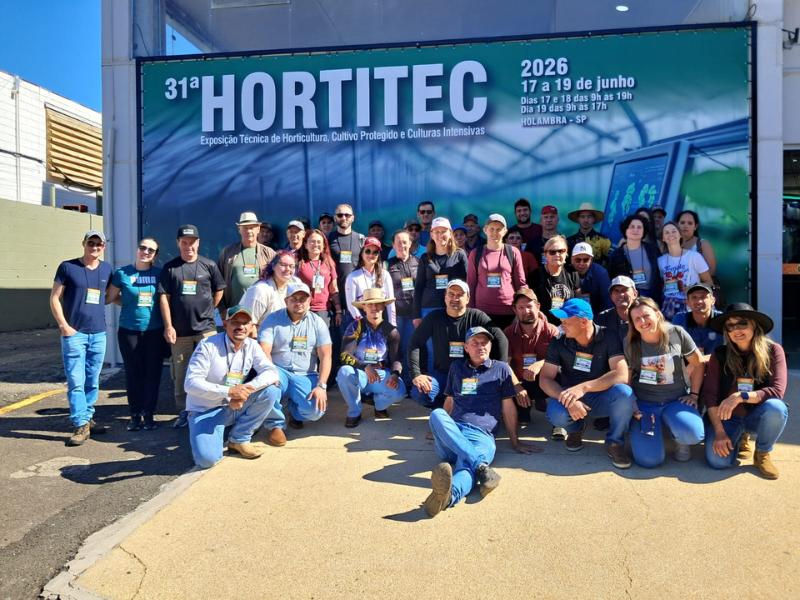 Agricultores de Campo Largo participam da 31ª Hortitec em Holambra (SP)