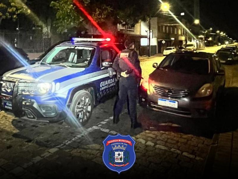 Guarda Municipal recupera veículo com alerta de furto em Campo Largo