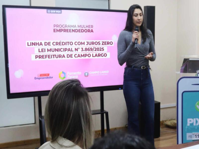 Campo Largo lança nova etapa do programa mulher empreendedora, com empréstimos de até R$ 20 mil