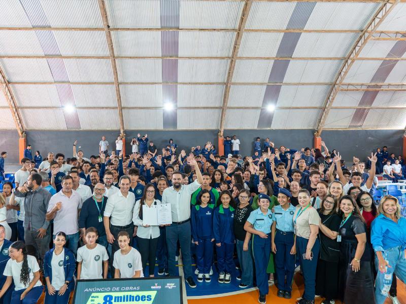 Estado anuncia R$ 8 milhões para reforma do Colégio Cívico-Militar Djalma Marinho